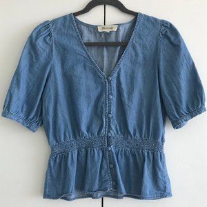 Madewell Denim Top NWOT